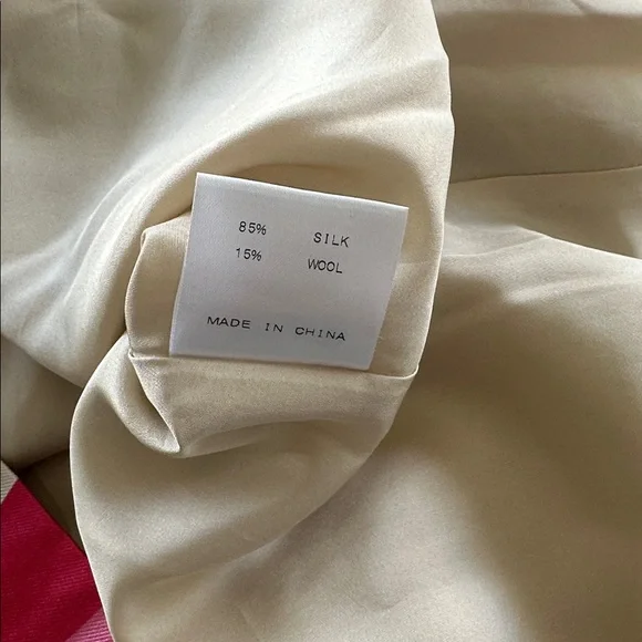 Orla Kiely Silk Trees Dress in Red, Pink, Maroon and Cream Size 3 - Picture 6 of 12